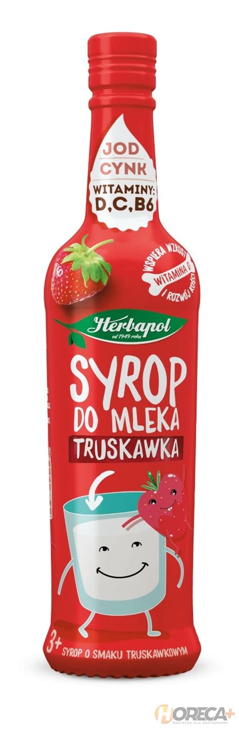 Herbapol Syrop Do Mleka Truskawka Ml