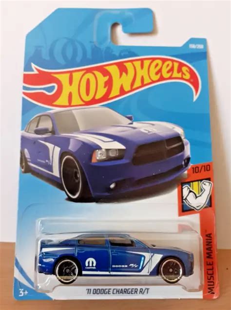 HOT WHEELS 11 Dodge Charger R T MUSCLE MANIA 10 10 158 250 Long Card