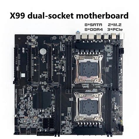 Cheap X Motherboard Dual Socket Lga With Intel E V Cpu