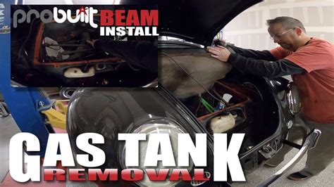 Classic Volkswagen Beetle Gas Tank Removal For Installation Of A Probuilt Beam From Airkewld