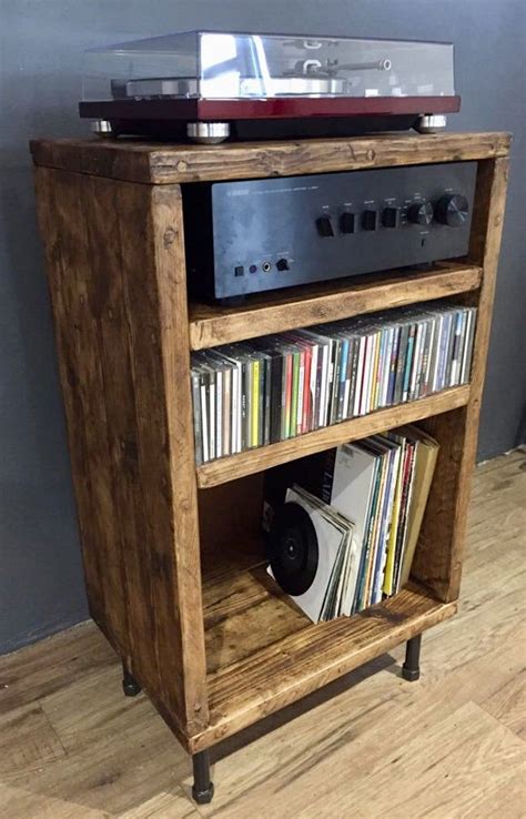 Hi Fi Separates Phono Cabinet Etsy Vinyl Record Furniture Vinyl