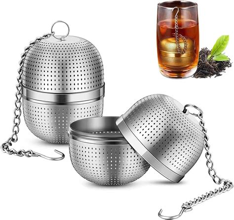 Set De Infusores De Te Filtro Para Te Bola De T De Acero Inoxidable