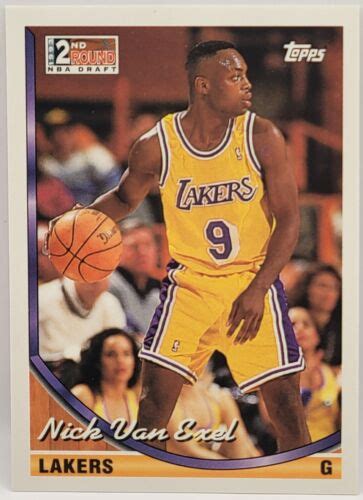 93 94 Topps Nick Van Exel Rookie Card Los Angeles Lakers EBay