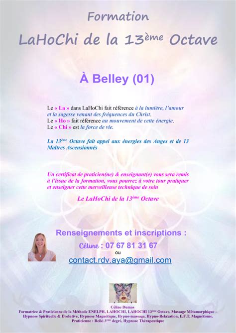 Formation LaHoChi de la 13ème Octave Aya hypnose énergétique