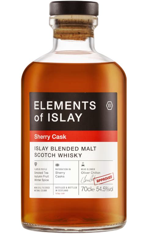 Elements Of Islay Sherry Cask Islay Blended Malt Scotch Whisky