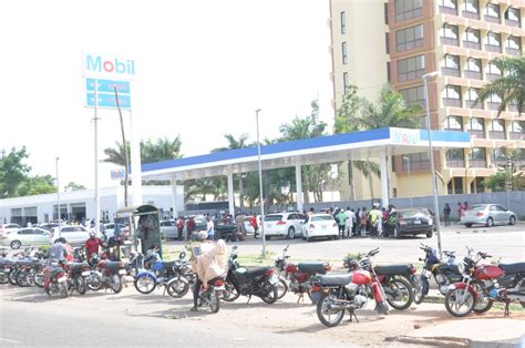 Photos Passengers Groan As Fuel Scarcity Long Queues Hit Lagos Abuja