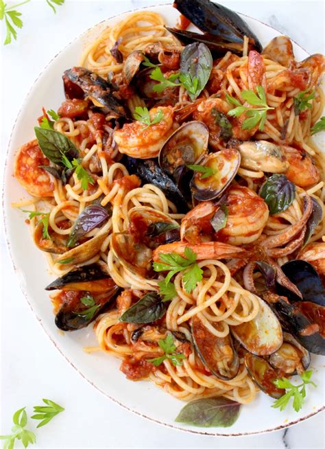 Frutti Di Mare Recipe Seafood Spaghetti Ciao Florentina