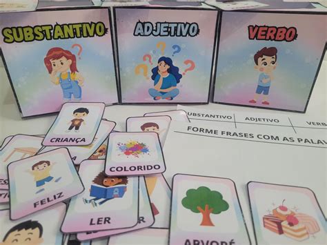 O Que é Substantivo Adjetivo E Verbo - 8