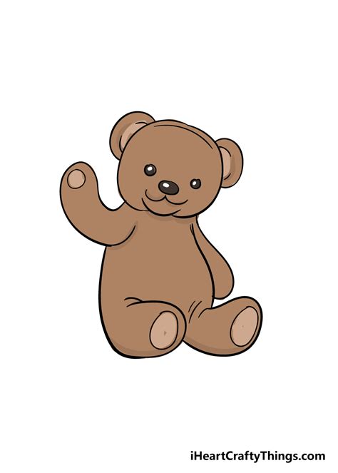 Teddy Bear Drawing - How To Draw A Teddy Bear Step By Step