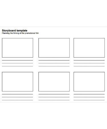 📽 Film Storyboard Template PDF - Free Download (PRINTABLE)