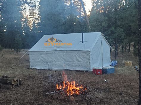 Stay Warm And Cozy How To Use A Wood Burning Stove In Your Canvas Tent