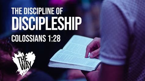 020424 Sermon The Way The Discipline Of Discipleship Youtube