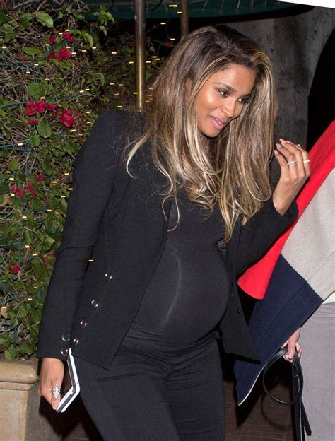 Ready To Pop! Ciara Shows Off MASSIVE Baby Bump