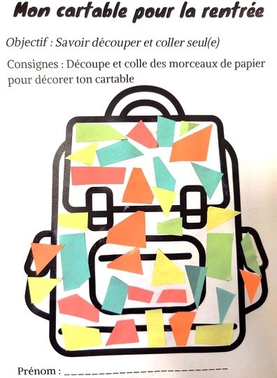 5 ateliers pour la rentrée en Maternelle PS MS GS en 2023 Thème