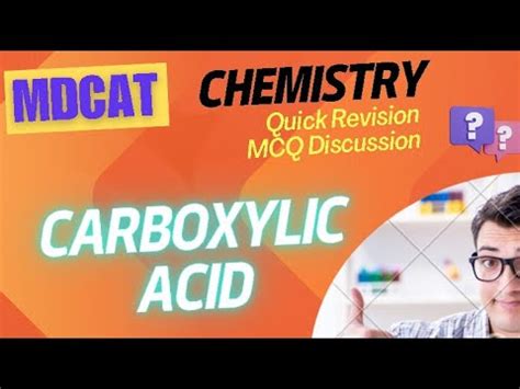 Carboxylic Acid Mcqs Online Mdcat Preparation Mdcat Mdcat