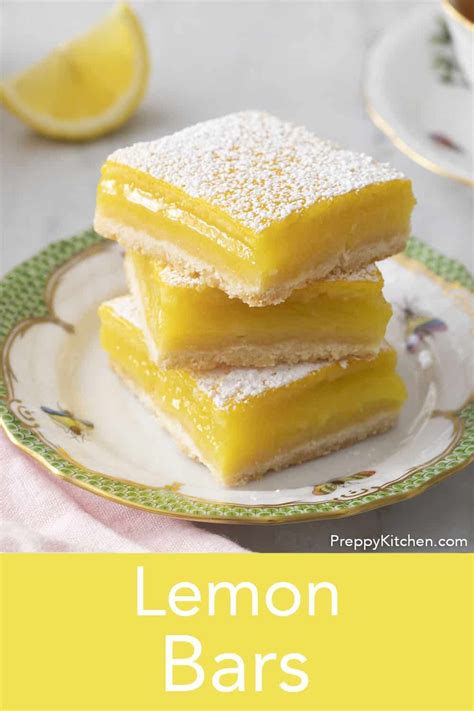 Youll Love These Bright And Zingy Lemon Bars With A Crisp Shortbread