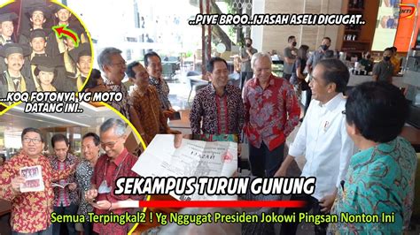 Presiden Jokowi Dituduh Bohong Kawan Nya Bawa Ijazah Foto Ngebela