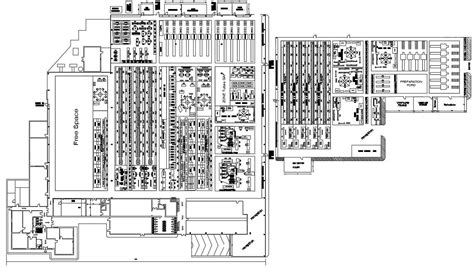 Food Production Factory Plan Autocad Download Dwg File Cadbull