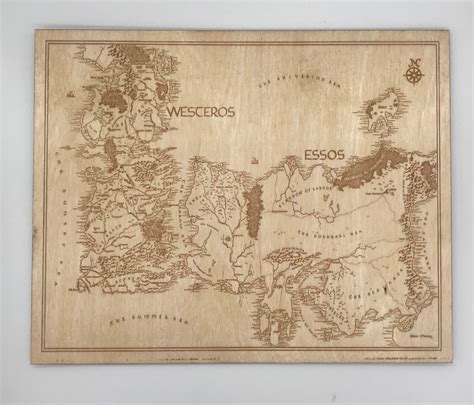 Engraved Map From The World Of One Piece BreakPoint Laser