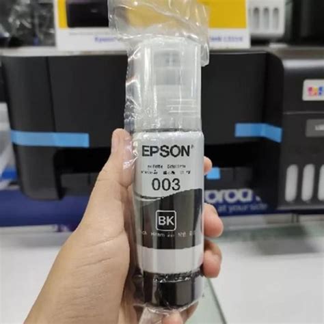 Epson 003 Original Ink Bottle Black Cyan Yellow Magenta L3110 L3150 L3210