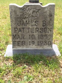 James Britton Patterson 1855 1930 Homenaje De Find A Grave