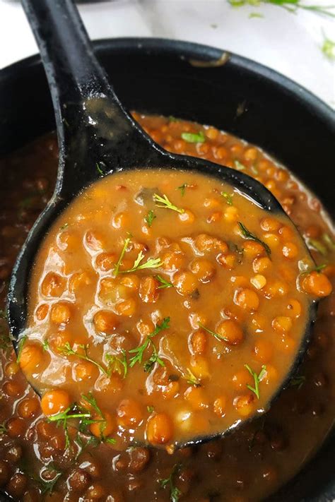 Easy Lentil Soup One Pot One Pot Recipes