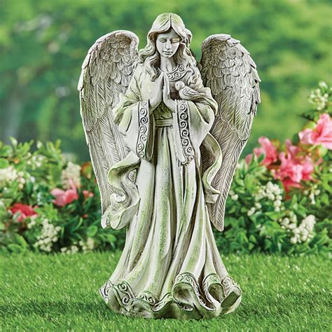 Hand-Painted Special Angel Garden Sculpture | Collections Etc.