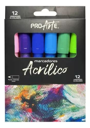 Marcador Acrílico 12 Colores Proarte Cuotas sin interés