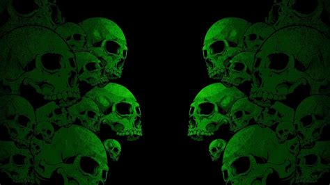 Neon Skull Wallpaper 4k