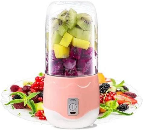 Stainless Steel Smart Portable Electric USB Juicer For Home 450 Ml At