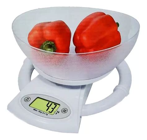 Balanza Digital De Cocina 1 Gramo A 5 Kg De Precision Bowl