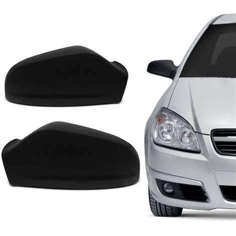 Capa De Retrovisor Vectra Hatch Sedan 2006 A 2011 Preto Seta