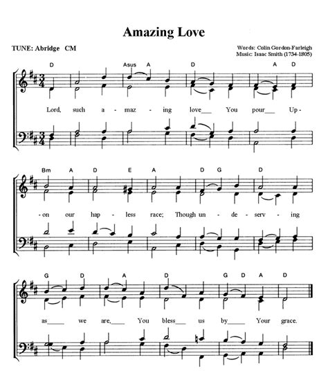 Share My Journey Amazing Love New Hymn For Today