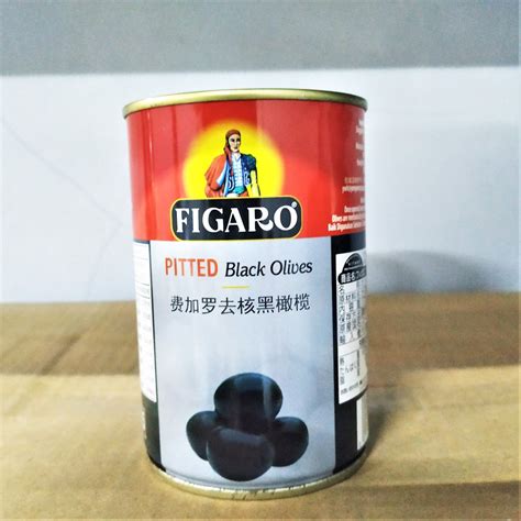 Jual Figaro Black Olives 400 Gr Buah Zaitun Figaro Kaleng Shopee