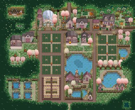 Stardewfarms Stardew Valley Stardew Valley Farms Stardew Valley Layout