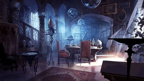 Professor Dumbledores Office At Hogwarts By Jean Baptiste Hostache On Artstation Dumbledore