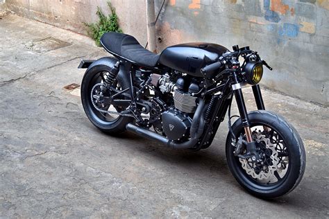 Back In Black: A Bonneville cafe racer resurrection | Bike EXIF