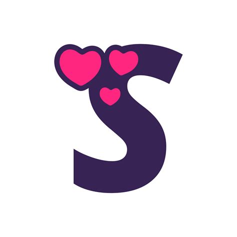 Initial S Love Logo 20199184 Vector Art At Vecteezy