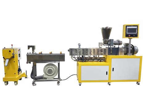 Pp Pe Pla Abs Plastic Extruder Twin Screw Production Granulation Line