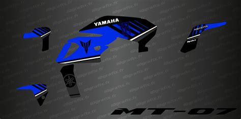 Kit Deco Monster Edition Blue Idgrafix Yamaha Mt Aft