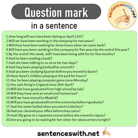 how to add a question in a sentence