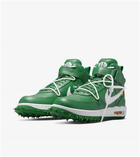 Air Force 1 Mid x Off-White™ 'Pine Green' (DR0500-300) Release Date. Nike SNKRS GB