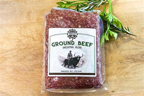 Ground Beef Ancestral Blend Lbs Sale Farmer Joe S