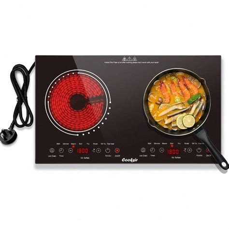 Hob Cooksir Electric Ceramic Hob With Led Touch Screen W Single