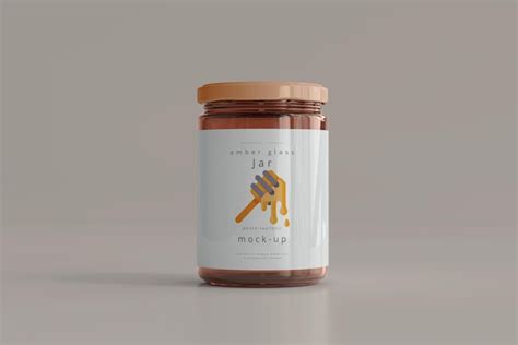 Premium Psd Jar Mockup