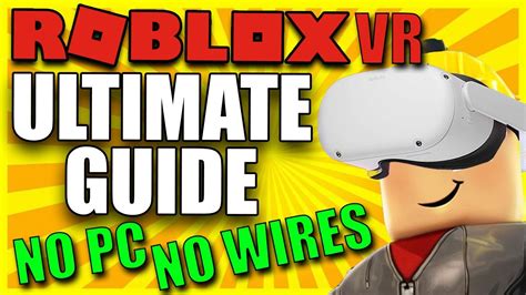 How To Play Roblox VR NO PC OR WIRES META QUEST 2 Ultimate Guide