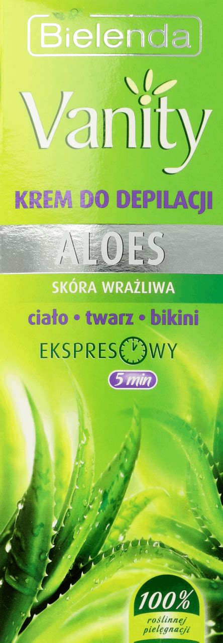 BIELENDA Vanity krem do depilacji ciało twarz i bikini skóra wrażliwa ml Drogeria