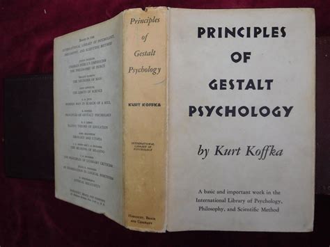 KURT KOFFKA: PRINCIPLES of GESTALT PSYCHOLOGY/GERMANY/SCARCE 1935 1st ...