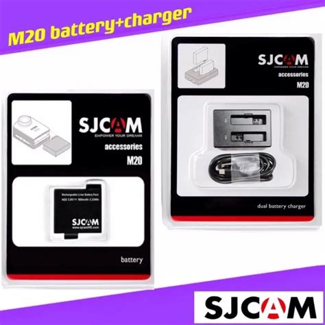 Sjcam M20 M20 Air battery and charger 90s camera | Lazada PH
