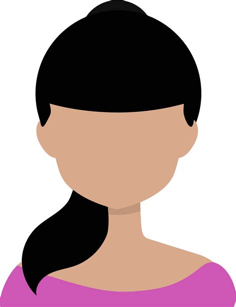 Download Female Avatar Icon Purple Top